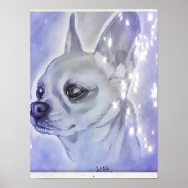 Poster Chihuahua por Carol Zeock