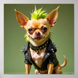 POSTER CHIHUAHUA PUNK ROCK 5