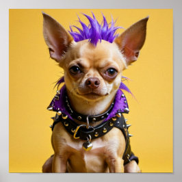 POSTER CHIHUAHUA PUNK ROCK 6