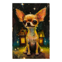 Chihuahua Puppy em uma casa confortável