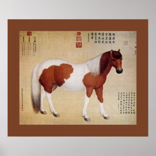 Pôster Chihuay ~赤 花~Dez Steeds ~Giuseppe Castiglione ~