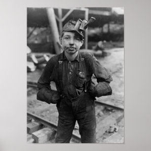 Poster Child Coal Miner - Virgínia Ocidental - 1908