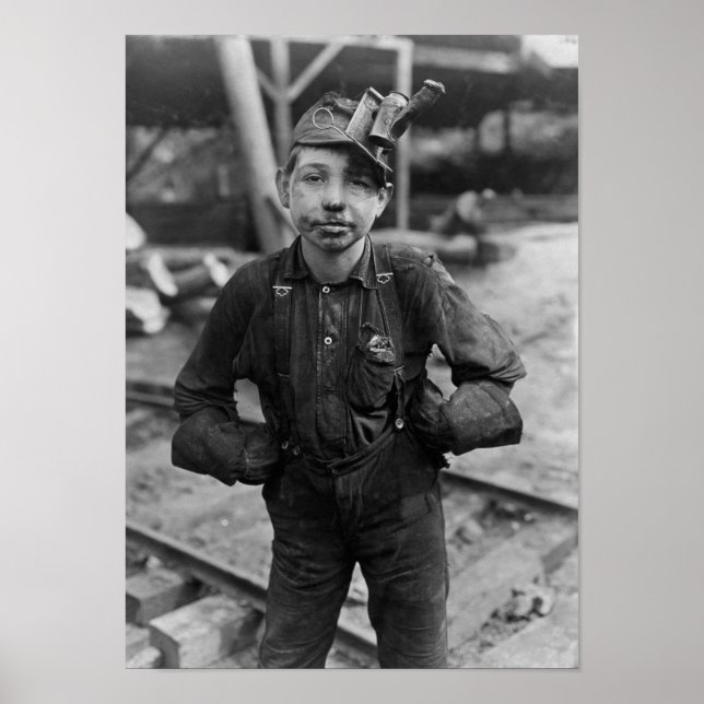 Poster Child Coal Miner - Virgínia Ocidental - 1908 (Frente)