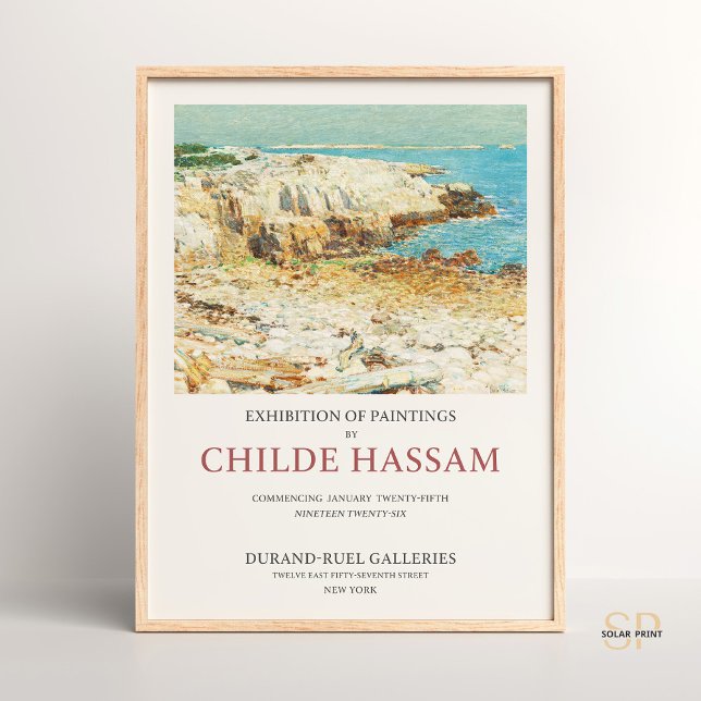 Poster Childe Hassam A North East Headland Costal Landsc (Criador carregado)