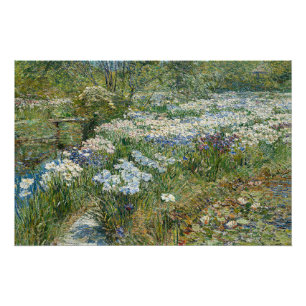 Pôster Childe Hassam - Jardim d'Água
