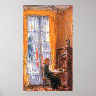 Poster Childe Hassam - Na mesa