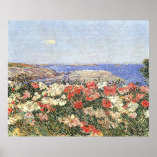 Pôster Childe Hassam - Poppies nas Ilhas de Sapatos