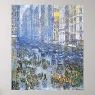 Poster Childe Hassam - Quinta Avenida