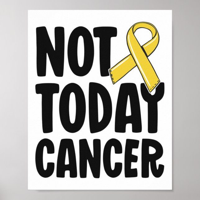 Poster Childhood Cancer Survivor Party Shirt Kids Cancer  (Frente)