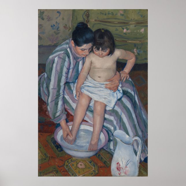 Poster Child's Bath by Mary Cassatt (Frente)