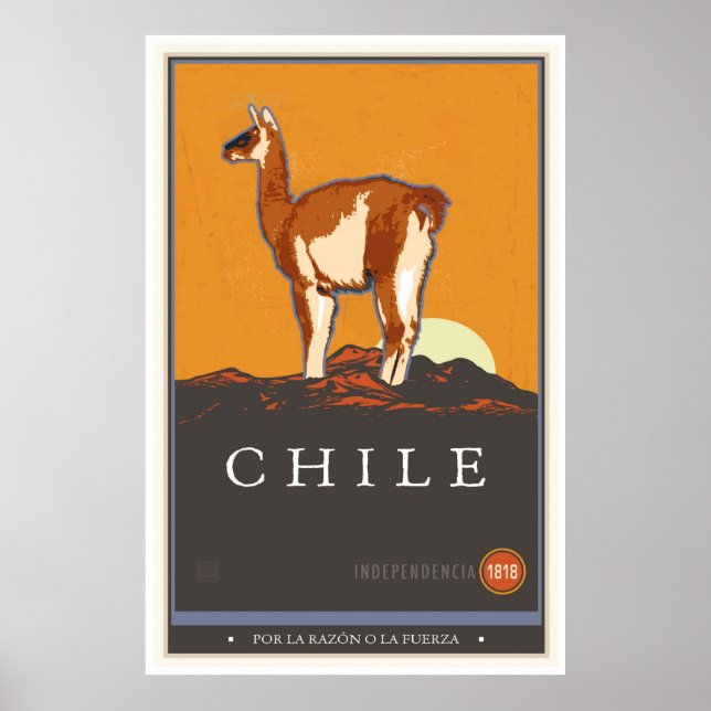 Pôster Chile (Frente)