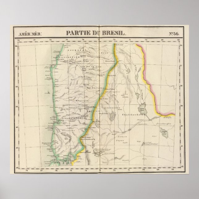 Pôster Chile, Argentina 36 (Frente)