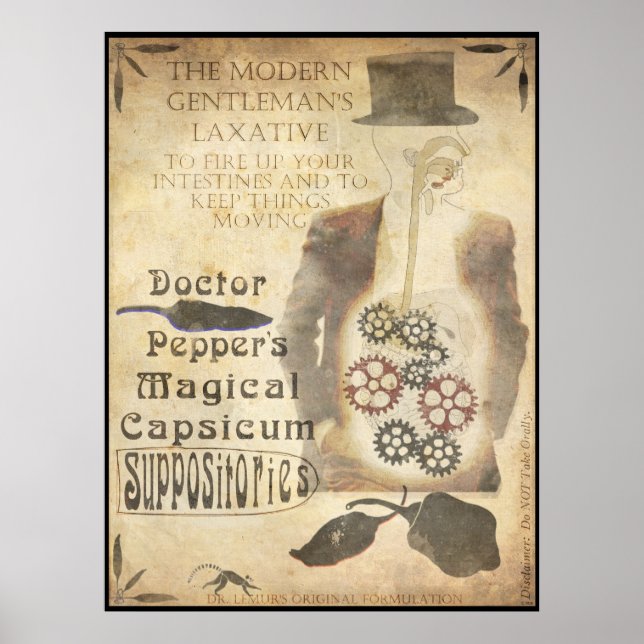 Pôster Chilippositórios (Frente)