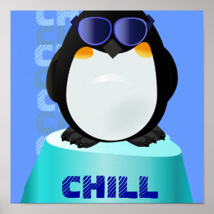 Pôster CHILL Legal Pinguim