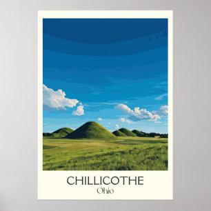 Poster Chillicothe Ohio First Capital Historic City Impre