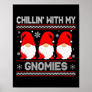 Poster Chillin Com Os Meus Gnomos Que Correspondem Ao Nat