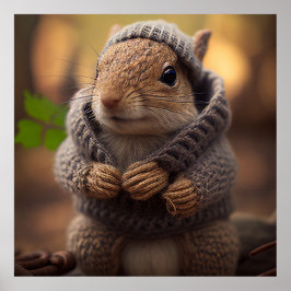 Poster Chilly Squirrel