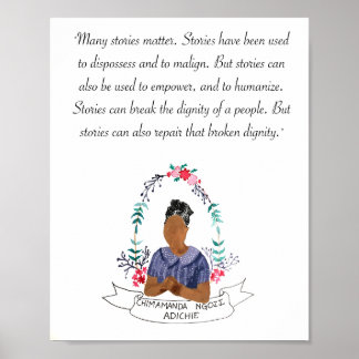 Poster Chimamanda Ngozi Adichie