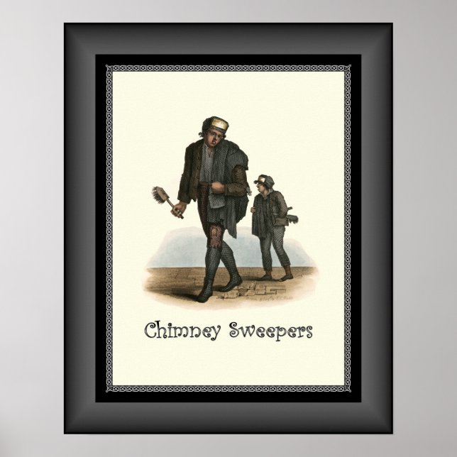 Poster Chimney Swepers ~ Thomas Lord Busby ~ Londres ~ (Frente)