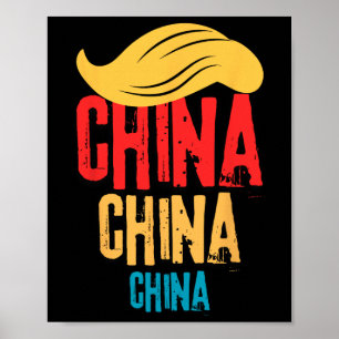 Poster China China China Trump Recessão 2025