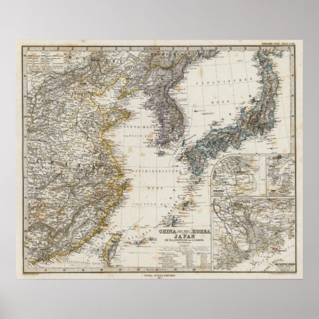 Pôster China, Coreia, Japão (Frente)