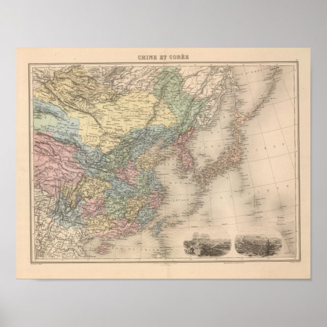 Pôster China e Coreia (Frente)