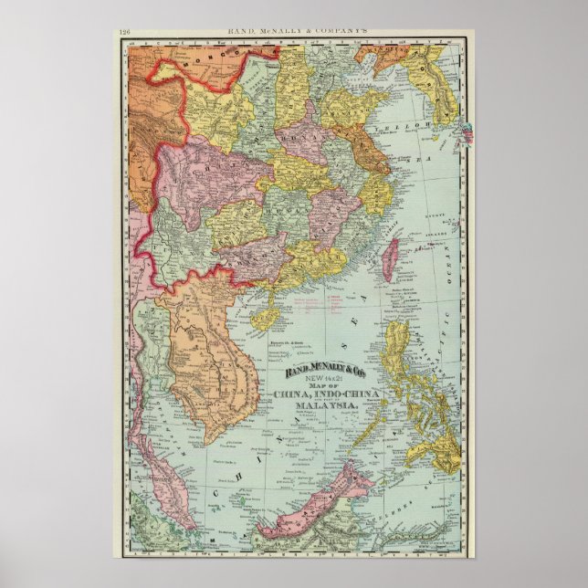 Pôster China e Malásia (Frente)