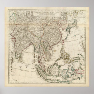 Poster China, Índia, Ásia