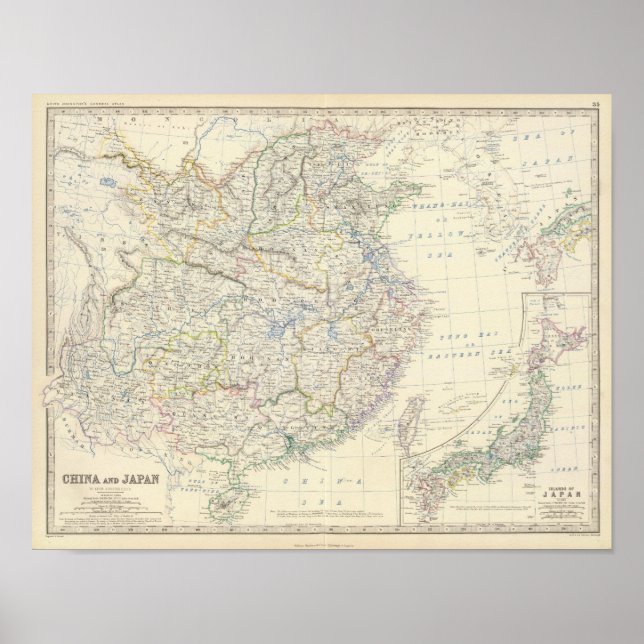Pôster China, Japão (Frente)