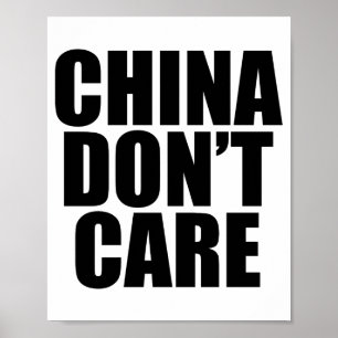 Poster China Não Se Importa