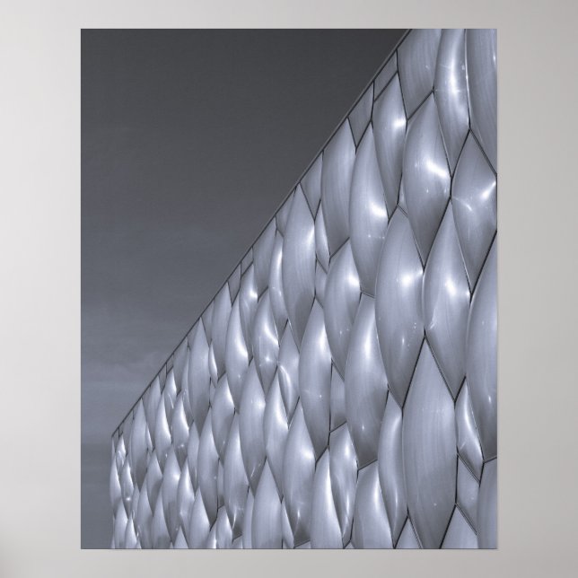 Pôster China, Pequim. Centro Aquático Nacional (Frente)