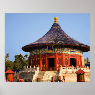 Pôster China, Pequim, Parque Tian Tan, Templo do Céu, 2