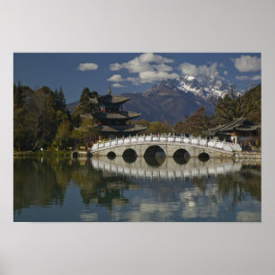 Pôster CHINA, Província de Yunnan, Lijiang. Velho Lijiang