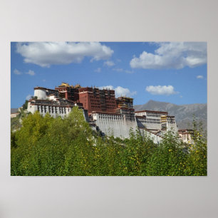 Poster China, Tibete, Lhasa, Palácio 3 de Potala