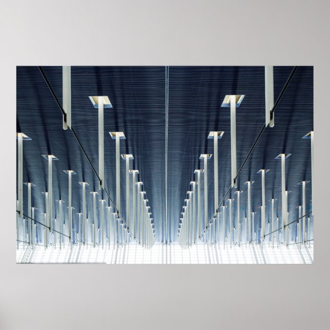 Pôster China, Xangai | Aeroporto Internacional de Pudong (Frente)