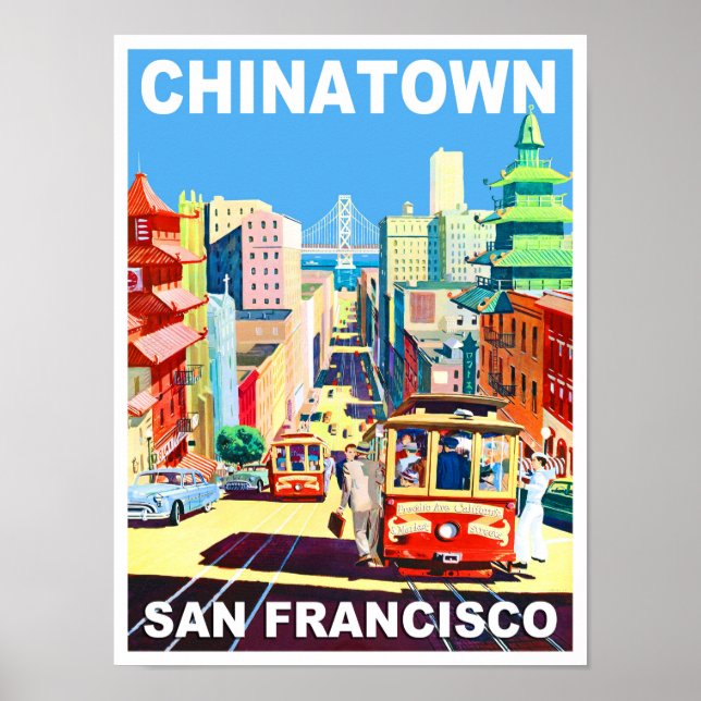 Poster Chinatown San Francisco (Frente)