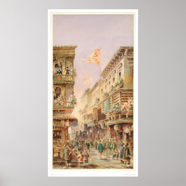 Poster Chinatown San Francisco (0108A) (Frente)