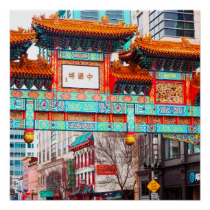 Pôster Chinatown. Washington, DC, EUA