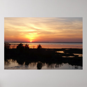 Poster Chincoteague Sunset II Virgínia Landscape