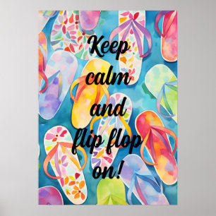 Poster Chinelo keep calm