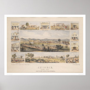 Pôster Chinês, condado de Tolumne [SIC] (1300)