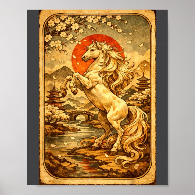 Poster Chinese New Year 2026 Of The Horse Lunar New Year  (Frente)