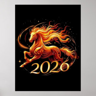 Poster Chinese Year of Horse 2026 Celebrations
