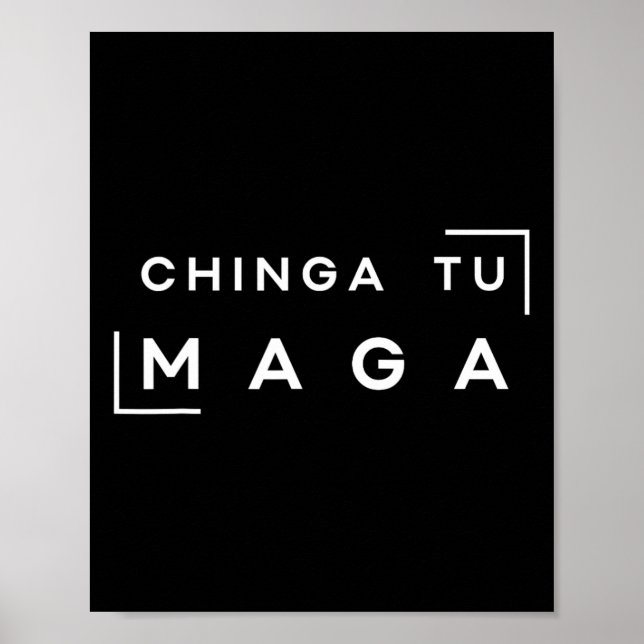 Poster Chinga Tu Mega (Frente)