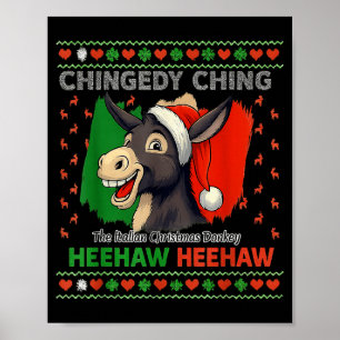 Poster Chingedy Ching Dominick O Natal Italiano Xmas