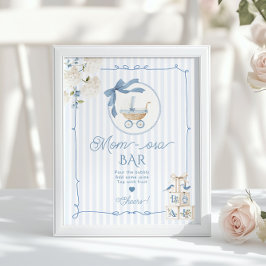 Poster Chinoiserie Vintage Carriage Mom-osa Bar