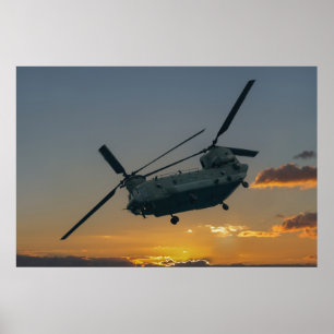 Poster Chinook No Sunset