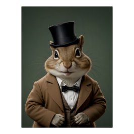 Pôster Chipmunk vitoriano