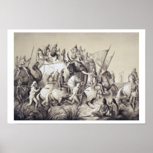 Poster Chir Singh, Maharaja of the Sikhs with the King of