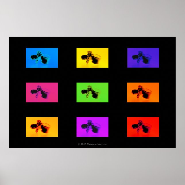 Poster Chiropractic: Funk das vértebras lombares (Frente)